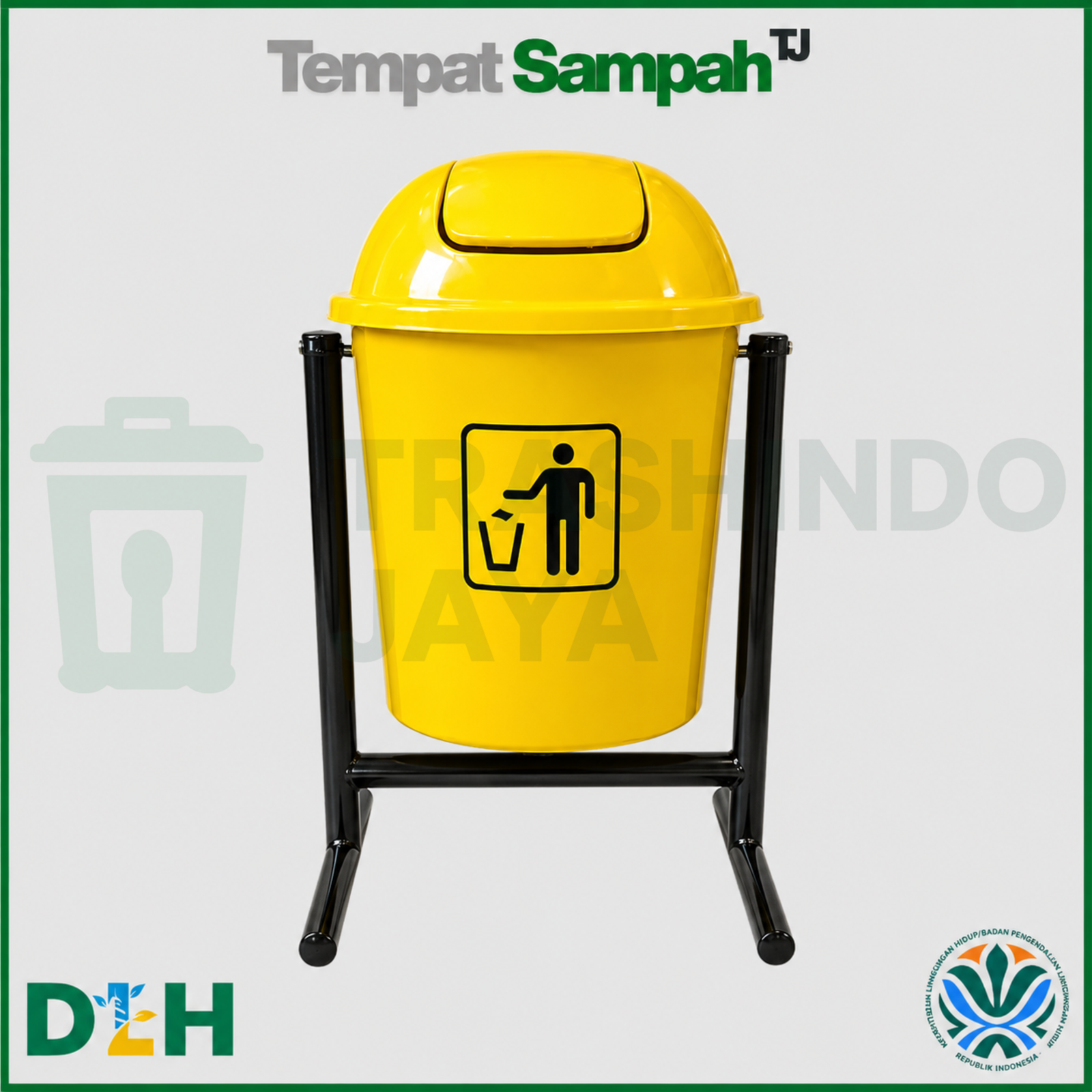 Tempat Sampah Fiber Single Tempat Sampah Fiber Single